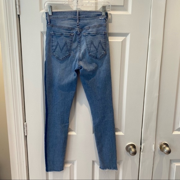 Mother Stunner Zip Ankle Zip Fray Light Kitty Racer size 26 - Picture 9 of 9